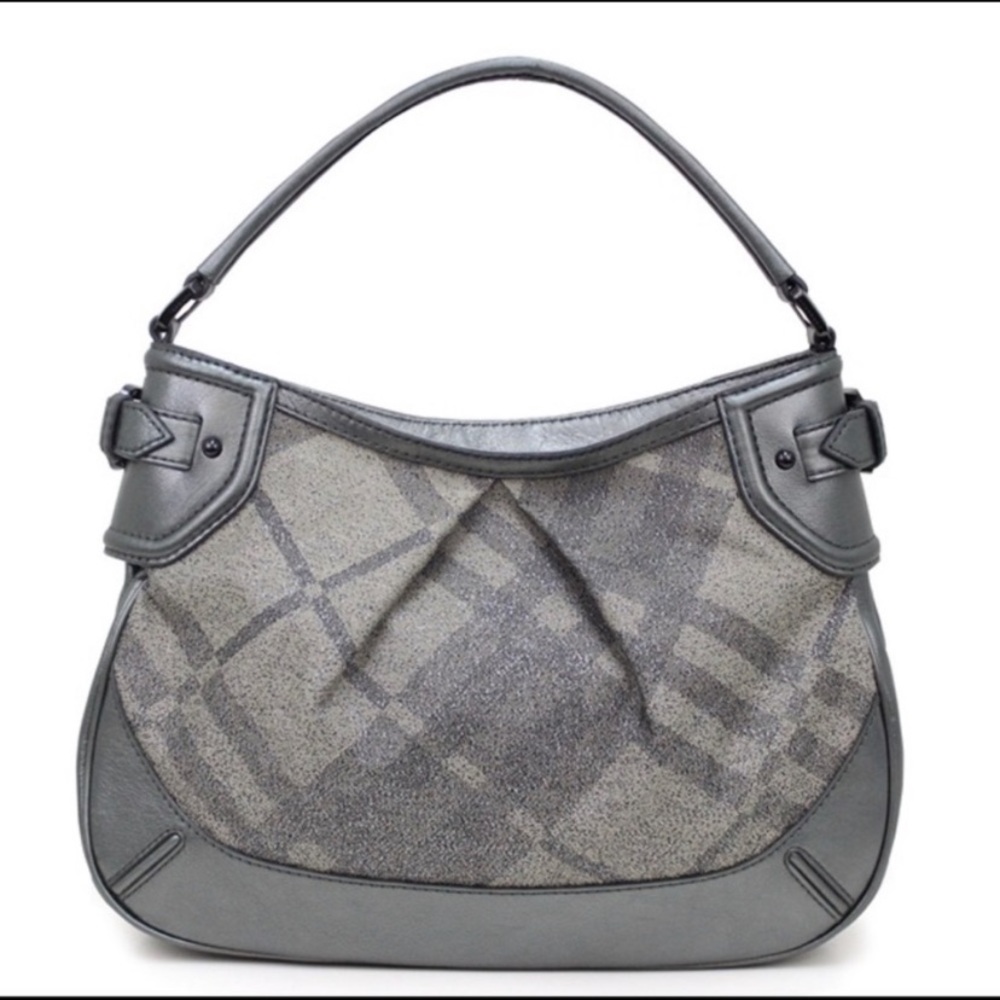 Burberry Metallic plaid Shoulder Bag